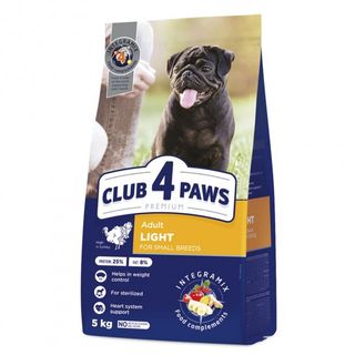 Club 4 Paws Premium сухий корм з високим вмістом індички для дорослих собак малих порід - контроль ваги