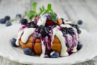 Papanasi cu dulceata