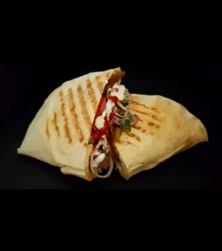 Kebab kanapka pita kraft