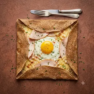 Crêpe Dinde Fumée Aux Œufs