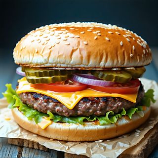 Cheeseburger angus beef