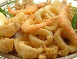 Frittura calamari e gamberi