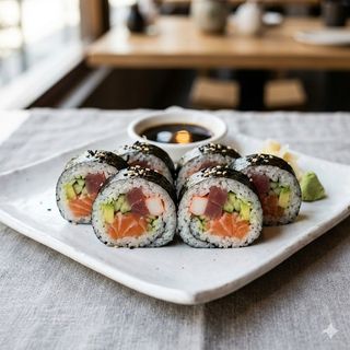 82. Futomaki Salmón Y Atún