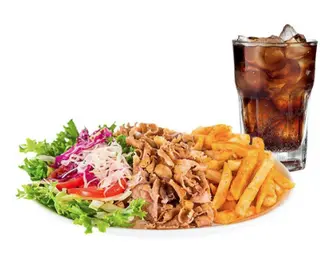 Menú plato kebab