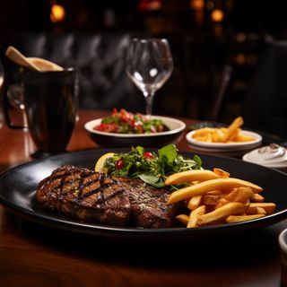 Biftek sa pomfritom 300-350 g