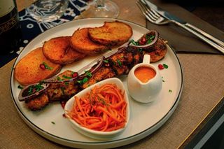 Spiedini di pollo