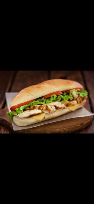 Sandwich Poulet avec frites