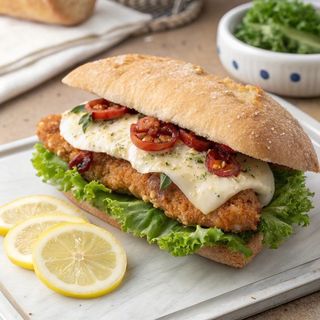 sandwich escalope+boisson