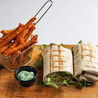 Fit tuna wrap i Coca-cola