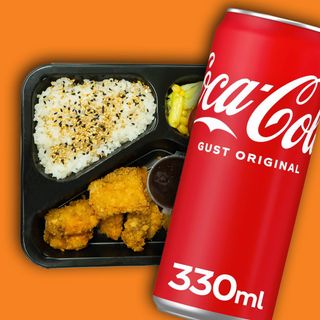 Combo: Bento Box - Katsu Salmon +  Coca Cola 330ml