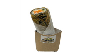 Grill - Shaurma sushi z pieczonym łososiem, teriyaki i sezamem