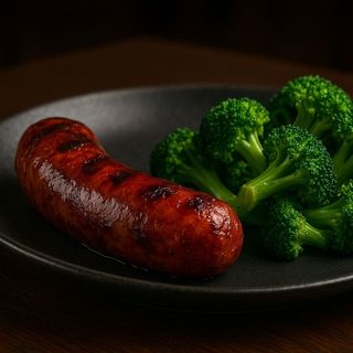 Salsiccia di maialino nero artigianale