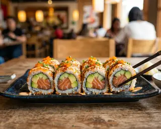 California Spicy Sake Rollos (8 Pzs.)