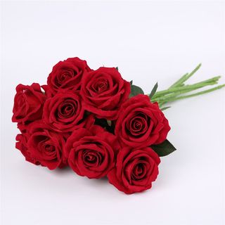 6 Rose rosse