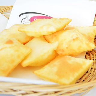 Speck, scamorza, crema di peperoni