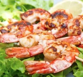 233. Gamberoni alla piastra - 4 pz