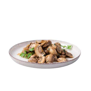 Champiñones Salteados Con Cebolla