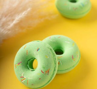 დონატის აბაზანის ბომბი, მწვანე, 1 ცალი