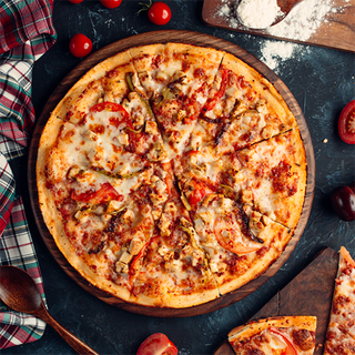 Pizza Pompeya Bbq Crispy mediana
