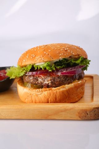 Детский Бургер с картофелем фри