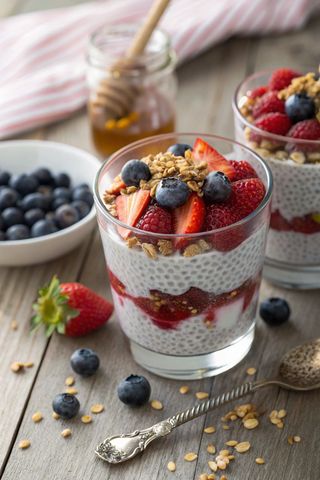 Pudding De Chia Aux Fruits