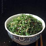 Chili Paneer with Crackling Spinach