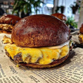 Hamburguesa bacon cheese