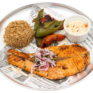 Salmón con verduras