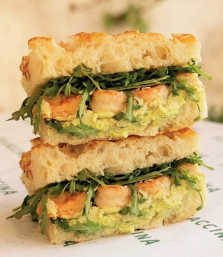 Focaccia Gamberi