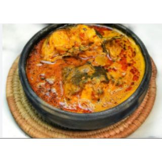 Banga Soup and Starch