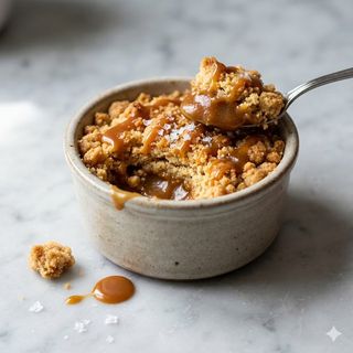 Crumble al caramello salato