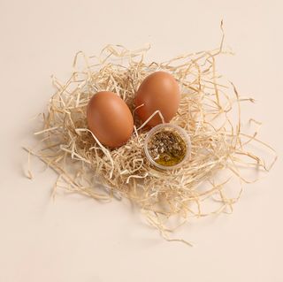 Huevos camperos a baja temperatura y trufa