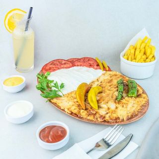 Meniu iskender mare pui