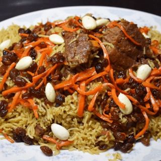 Kabuli pulao de ternera