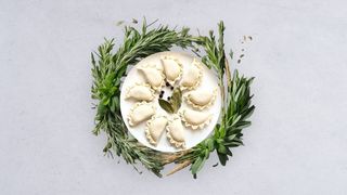 Pierogi z kapustą i podgrzybkiem