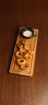 კალმარის რგოლები სოუსით "1000 კუნძული"/Squid rings with "1000 Island" sauce