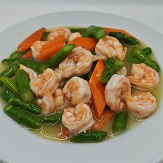 431. Gamberi asparagi 芦笋虾仁