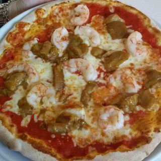 Pizza Porcini di Scampi