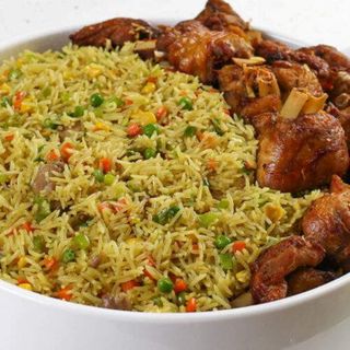 Jekoyo Fried Rice Combo + Beef+Ponmo