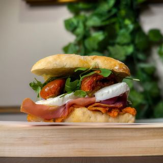 focaccia Italiano con patatas