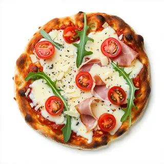 Pizza al prosciutto crudo