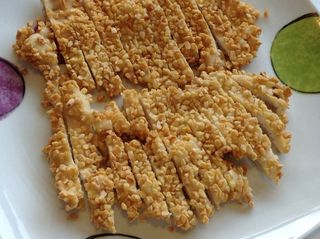 76. Pollo Frito Con Almendras