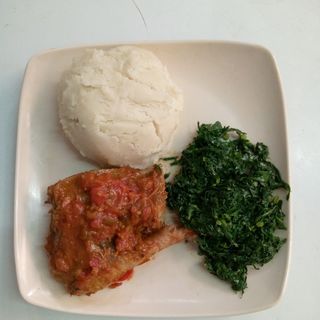 Chicken Wet Fry Ugali