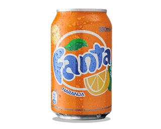 Fanta Naranja lata 330ml.