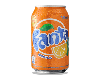 Fanta Naranja lata 330ml.