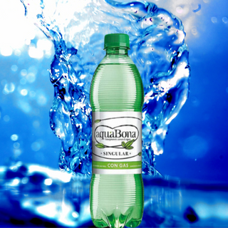 Agua con gas botella 0,5 l