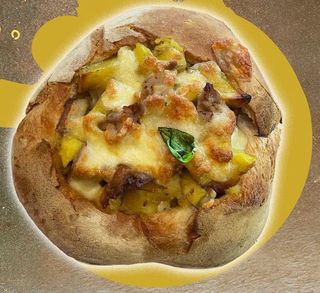 Parmigianotta - salsiccia, patate, provola di Agerola