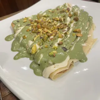 crepe pistache