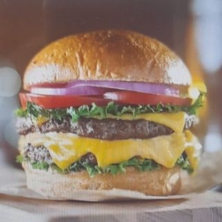 Doble hamburguesa de queso