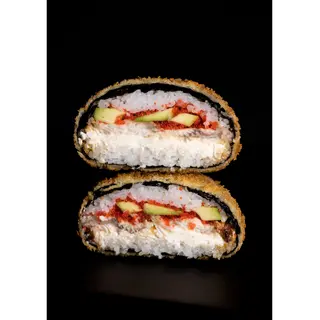 Burger z węgorzem